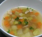 コロコロ野菜のコンソメスープ